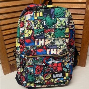 Marvel Colorful Comic Character Backpack